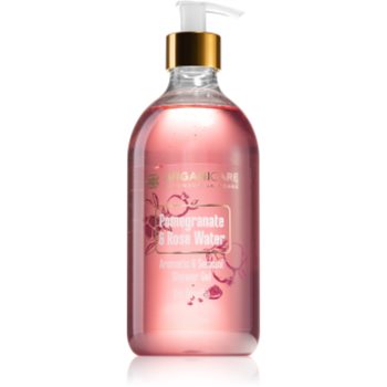Arganicare pomegrenate & rose water gel de dus imbatator