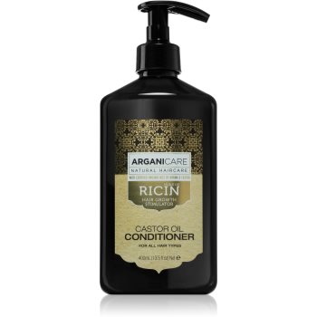 Arganicare Ricin Hair Growth Stimulator balsam hranitor si hidratant stimuleaza cresterea parului Online Ieftin Arganicare