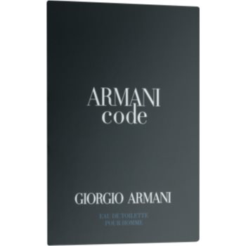 Armani Code Eau de Toilette mostra pentru bărbați
