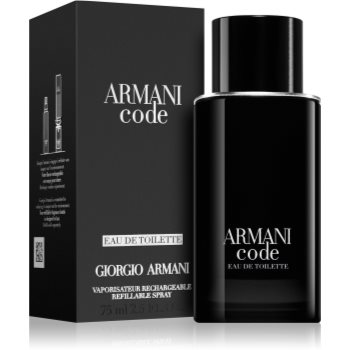 Armani Code Eau de Toilette reincarcabil pentru bărbați