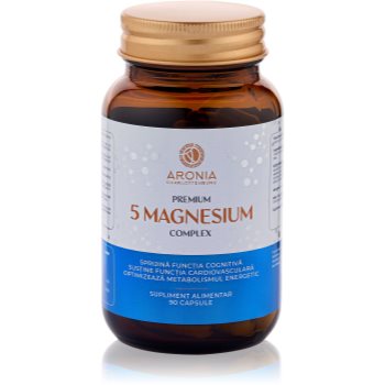 Aronia Charlotteburg Premium Aronia 5 Magnesium Complex favorizează funcționarea normală a organismului