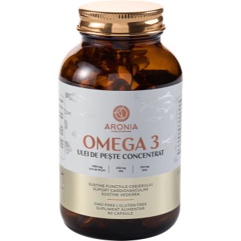 Aronia Charlotteburg Omega 3 EPA + DHA ulei de pește în capsule