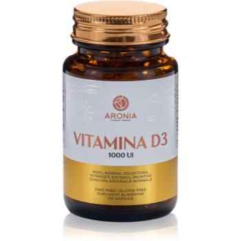 Aronia Charlotteburg Vitamina D3 1000 UI capsule pentru întărirea maximă a imunității