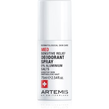 ARTEMIS MED Sensitive Relief Deodorant Spray fara continut de aluminiu ARTEMIS