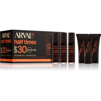 Arval Half Times Fast Tanning Bottle + Tube Set set accelerator de bronzare