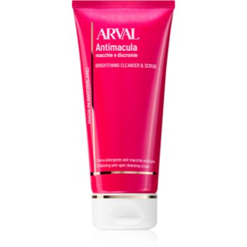 Arval Antimacula Brightening Cleanser & Scrub crema exfolianta pentru curatare pentru o piele mai luminoasa