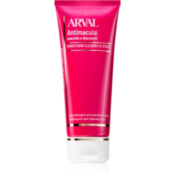 Arval Antimacula Brightening Cleanser & Scrub crema exfolianta pentru curatare pentru o piele mai luminoasa