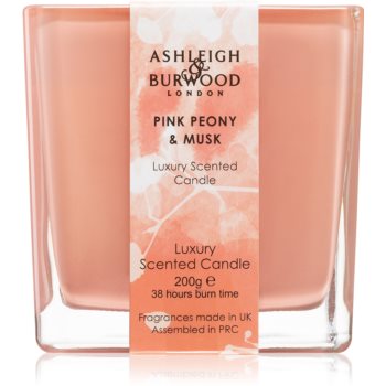 Ashleigh & Burwood London Life in Bloom Pink Peony & Musk lumânare parfumată