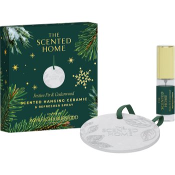 Ashleigh & Burwood London The Scented Home Festive Fir & Cedarwood set cadou