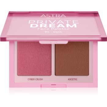 Astra Make-up Private Dream Palette Blush and Bronzer autobronzant și blusher