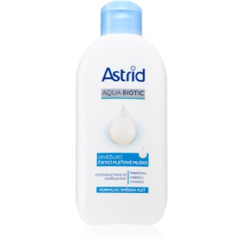 Astrid Aqua Biotic lapte de curatare faciala pentru reimprospatare pentru piele normala si mixta image0