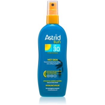 Astrid Sun Wet Skin spray transparent pentru bronzare SPF 30 image10