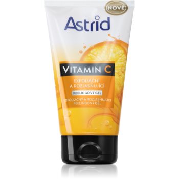 Astrid vitamin c gel exfoliant pentru o piele mai luminoasa