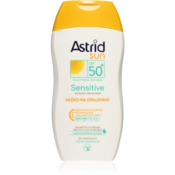 Astrid Sun Sensitive lotiune pentru bronzat SPF 50+ 50+ imagine noua