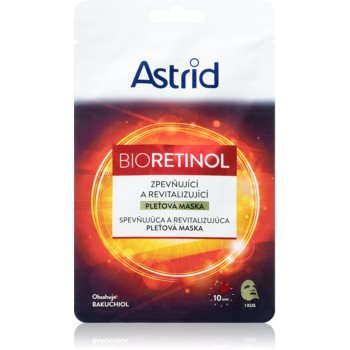 Astrid Bioretinol mască textilă pentru o fermitate și netezire imediată a pielii cu vitamine Astrid Cosmetice și accesorii
