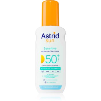 Astrid Sun Sensitive lapte bronzant cu pulverizator SPF 50+