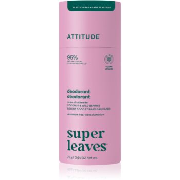 Attitude Super Leaves Natural Deodorant deodorant solid natural fără aluminiu