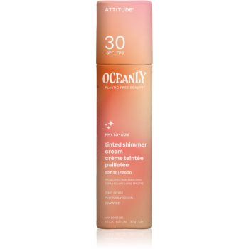 Attitude Oceanly Plastic Free Beauty cremă hidratantă nuanțatoare strălucitor