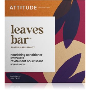 Attitude Leaves Bar Sandalwood balsam solid cu efect de nutritiv