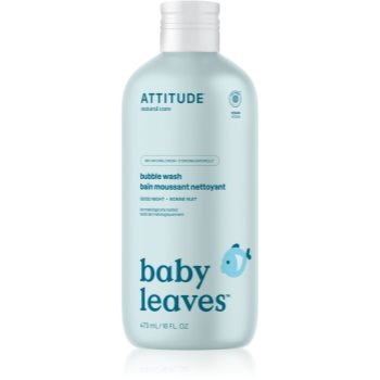 Attitude Baby Leaves Bubble Wash spuma de baie pentru nou-nascuti si copii