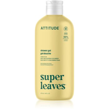 Attitude Super Leaves Earl Grey & Fresh Cucumber gel de duș