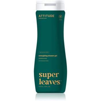 Attitude Super Leaves Orange Leaves gel de duș natural cu efect detoxifiant