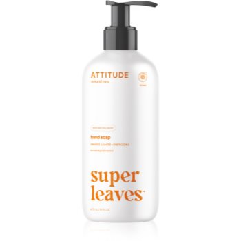 Attitude Super Leaves Orange Leaves Săpun natural pentru mâini cu efect detoxifiant