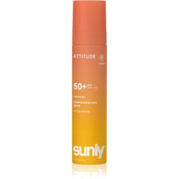 Attitude Sunly Tropical Coco spray autobronzant cu minerale SPF 50+