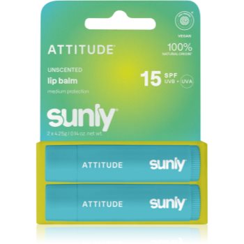 Attitude Sunly Lip Balm balsam de buze fara parfum