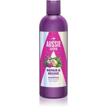 Aussie SOS Repair & Revive sampon hranitor pentru par si scalp deteriorat