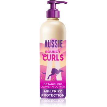 Aussie Bouncy Curls balsam fără clătire pentru păr creț