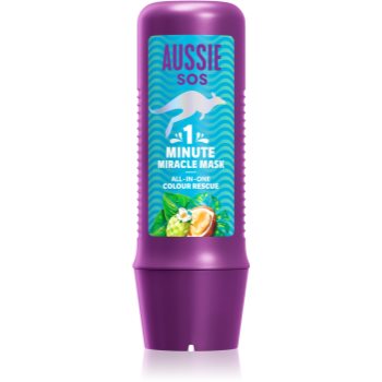 Aussie 1 Minute Miracle Color Rescue mască hrănitoare pentru păr vopsit