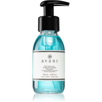 Avant Age Radiance Blue Volcanic Stone Purifying & Antioxidising Cleansing Gel gel de curățare cu efect detoxifiant Avant imagine noua 2022 scoalamachiaj.ro