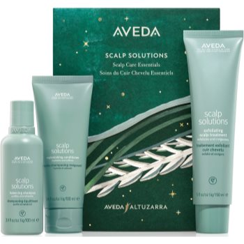 Aveda Holiday Scalp Solutions Exfoliating Essentials set cadou pentru par lipsit de vitalitate