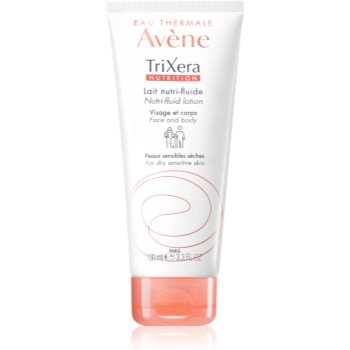 Avène TriXera Nutrition lapte fluid intens hranitor penru fata si corp pentru piele uscata si sensibila