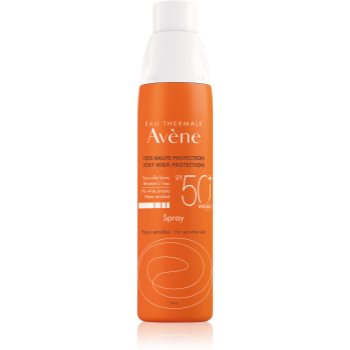 Avène Sun Sensitive spray protector pentru plajă SPF 50+ Avène