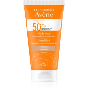 Avène Sun Tinted Fluid Fluid nuantator cu textura usoara SPF 50+