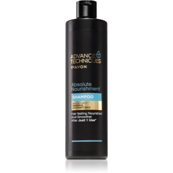Avon Advance Techniques 360 Nourishment Șampon nutritiv cu ulei de argan marocan pentru toate tipurile de par