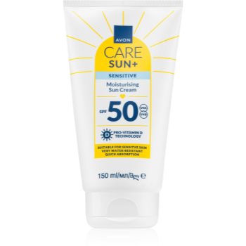 Avon Care Sun + Sensitive protectie solara hidratanta pentru piele sensibilă