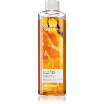 Avon senses juice burst clementine & ginger gel de dus revigorant