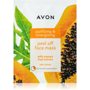 Avon Face Mask Peel Off masca faciala exfolianta cu papaya