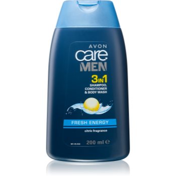 Avon Care Men șampon, balsam și gel de duș 3 în 1 pentru barbati imagine 2021 notino.ro