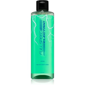 Avon Full Speed Electric gel parfumat pentru duș 2 in 1