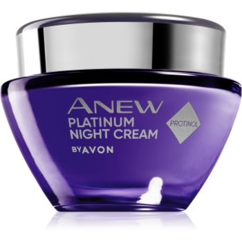 Avon Anew Platinum crema de noapte efect intens anti-rid accesorii