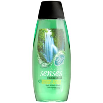 Avon Senses Amazon Jungle gel de dus si sampon 2in1 pentru barbati