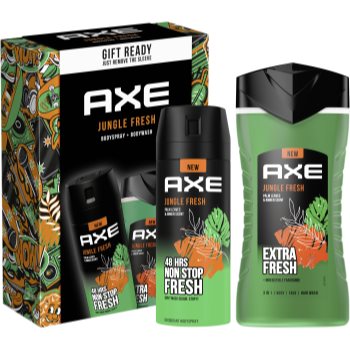 Axe Jungle Fresh set cadou pentru corp pentru bărbați Palm Leaves & Amber