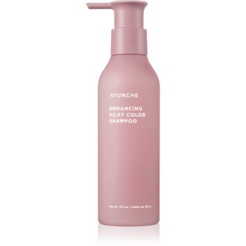 AYUNCHE Enhancing Silky Color Shampoo Sampon hidratant pentru par vopsit.