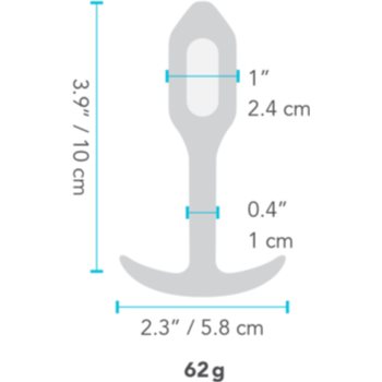 b-Vibe Snug Plug 1 dop anal vibrator - 1 | YEO