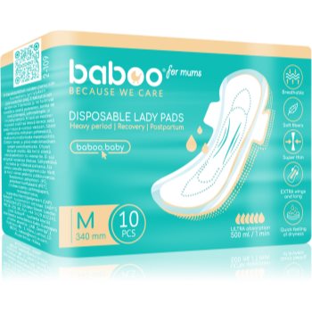 Baboo Postpartum Maternity Pads absorbante postnatale de unică folosință