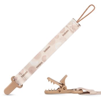 Baboo Textile Soother Holder clips pentru suzetă